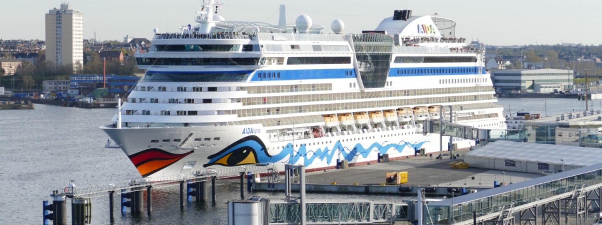 AIDA: three arrivals in Kiel