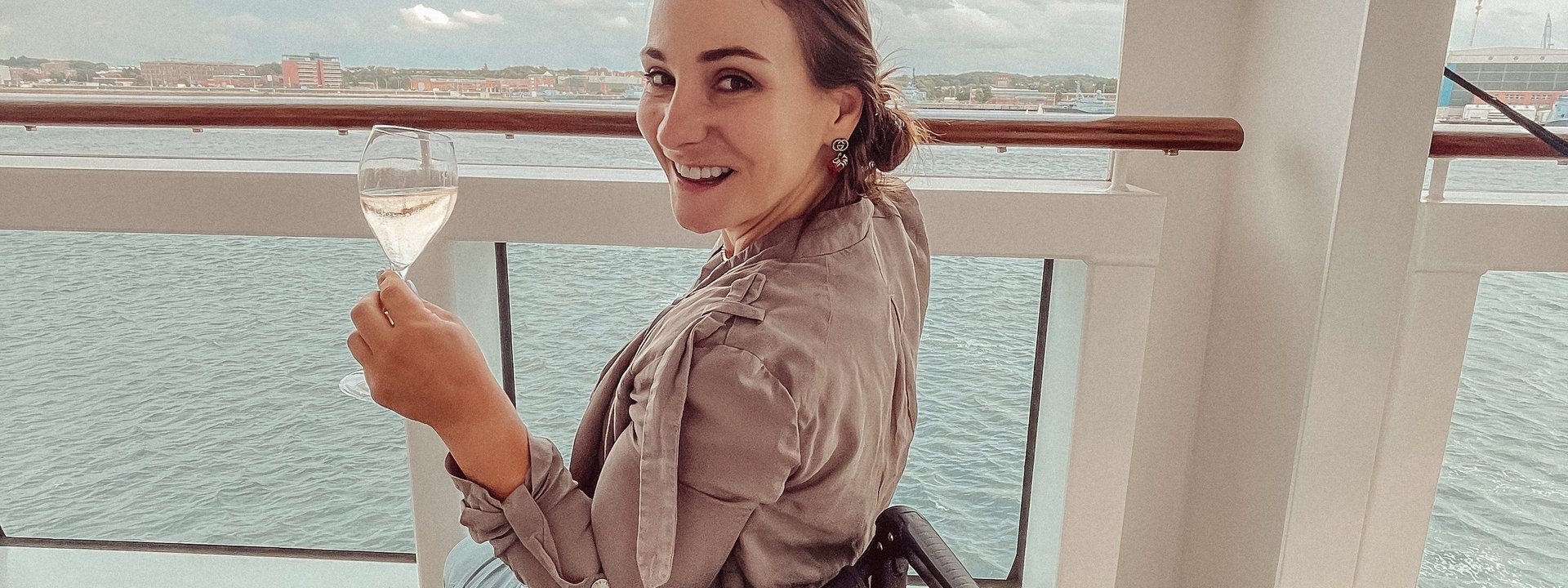 Kristina Vogel on relaxation tour with AIDA