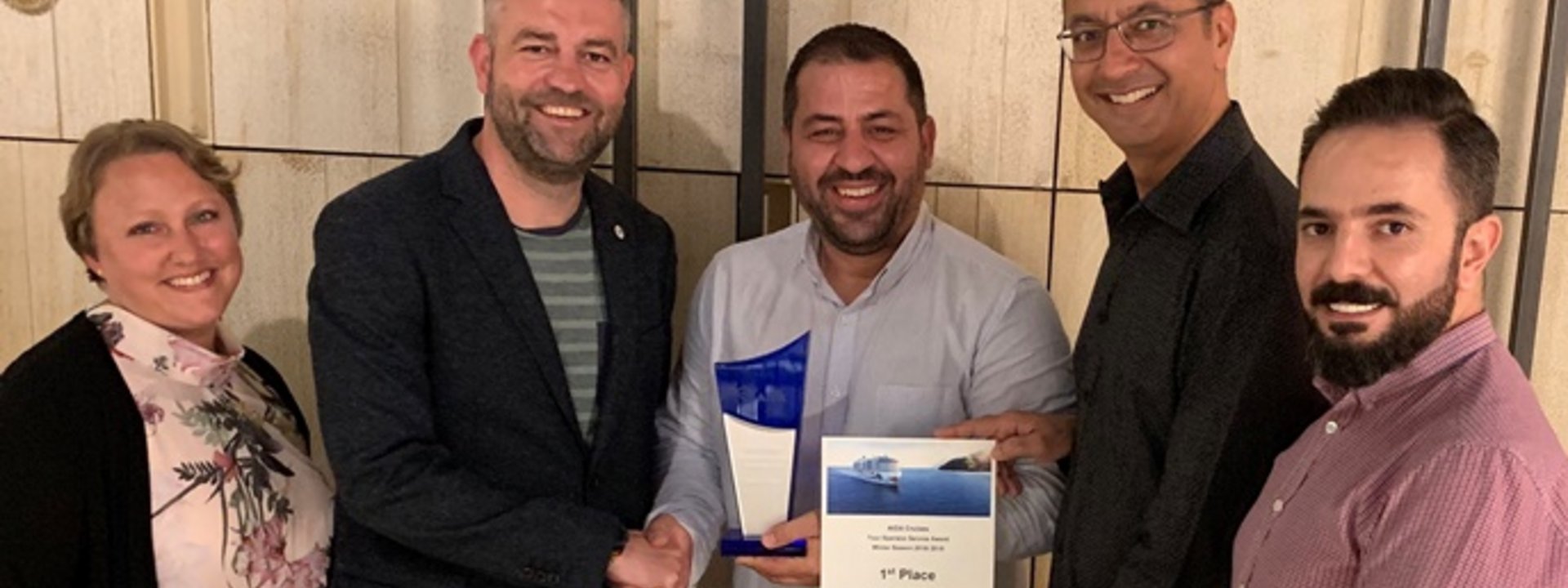 AIDA Cruises presents Tour Operator Service Award for 2018/2019 winter season